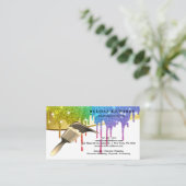 Painter Business Card Visitekaartje (Staand voorkant)