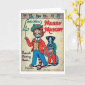 Painter Cat, Louis Wain Kaart (Gele Bloem)