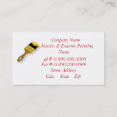 Painter Company Visitekaartje (Achterkant)