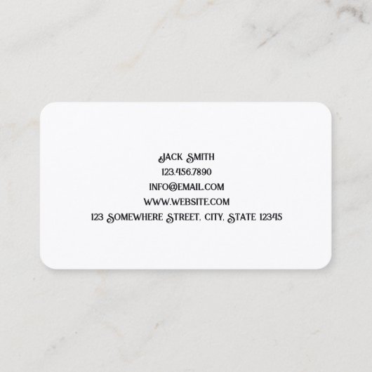 Painter Custom QR Visitekaartje (Achterkant)