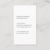 Painter & Decorator Service Grey and White  Visitekaartje (Achterkant)