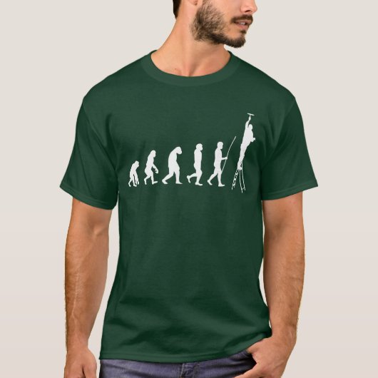 Painter Evolution Funny Gift for Painters Master P T-shirt (Voorkant)