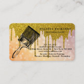 Painter Gold Drip Visitekaartje (Voorkant)