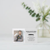 Painter Holding Brush | Contract Worker Visitekaartje (Staand voorkant)