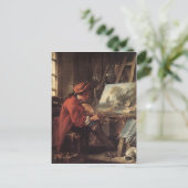 Painter in his Studio - François Boucher Briefkaart (Staand voorkant)