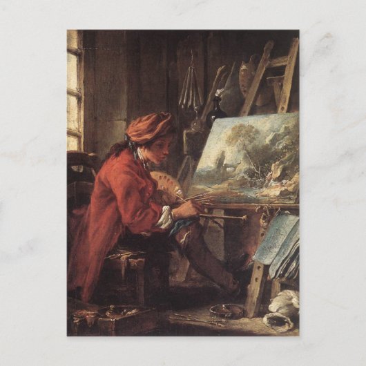 Painter in his Studio - François Boucher Briefkaart (Voorkant)