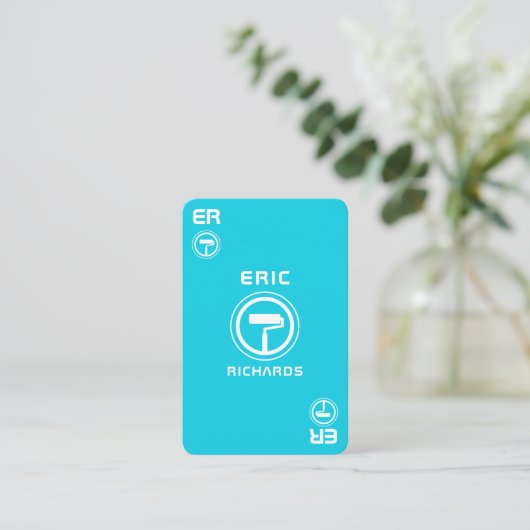 Painter-kaart Visitekaartje (Staand voorkant)