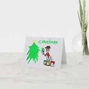 Painter-kerstKaart Feestdagen Kaart