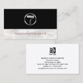 Painter Paint Roller Brush Icon Visitekaartje (Voorkant / Achterkant)