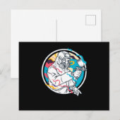 Painter Paint Spray Gun Briefkaart (Voorkant / Achterkant)