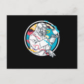 Painter Paint Spray Gun Briefkaart (Voorkant)