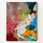 Painter Palete Spiral Notebook Notitieboek (Achterkant)