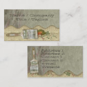 Painter-penselen Visitekaartje (Voorkant / Achterkant)