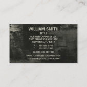 Painter Primitive Rustic Visitekaartje (Achterkant)