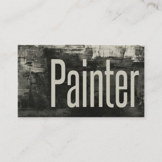 Painter Primitive Rustic Visitekaartje (Voorkant)