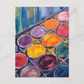 Painter’s Palette | Watercolor Artist Painting Briefkaart (Voorkant)