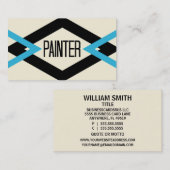 Painter Trendy Visitekaartje (Voorkant / Achterkant)