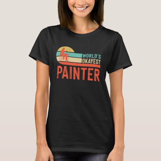 Painter Varnisher en Kunstkunstenaars 45 T-shirt (Voorkant)