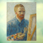Painter Vincent Van Gogh Portrait Raamsticker (Vel 3)