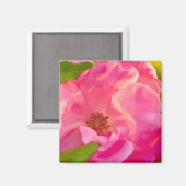 Painterachtig Abstract Roze Roze Floral Foto Magneet (Voorkant / Achterkant)