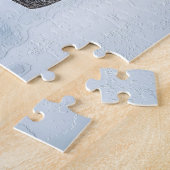 Painterend tegen elkaar legpuzzel (Zijkant)