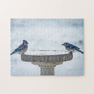 Painterend tegen elkaar legpuzzel