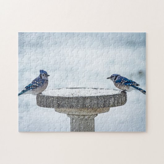 Painterend tegen elkaar legpuzzel (Horizontaal)