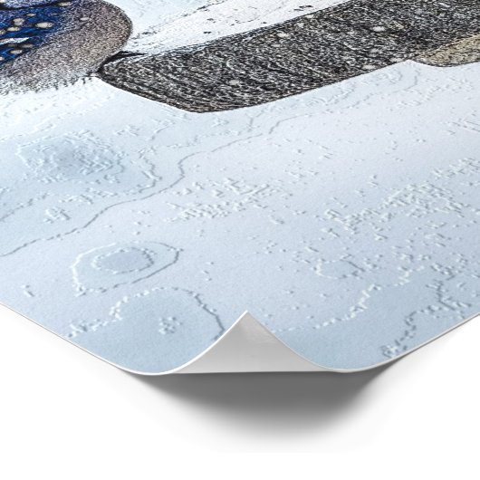 Painterend tegen elkaar poster (Hoek)