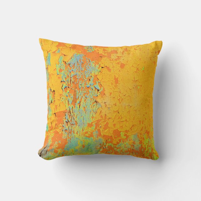 Painterly Abstract Pillow Kussen (Voorkant)