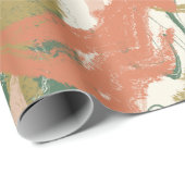 Painterly Abstracte whimsical-vellen voor verpakki Cadeaupapier (Rol Hoek)