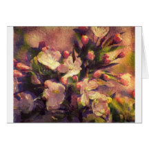 Painterly Afbeelding van Crabapple Blossom