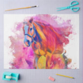 Painterly Animal - Paard Tissuepapier (Craft)