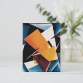 Painterly Architectonic van Lyubov Popova Briefkaart (Staand voorkant)