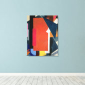 Painterly Architectonics, 1916-17 Canvas Afdruk (Insitu (Houten vloer))