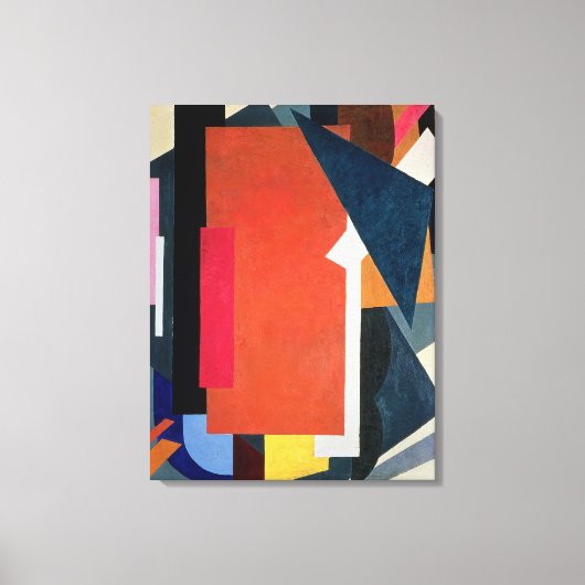 Painterly Architectonics, 1916-17 Canvas Afdruk (Voorkant)