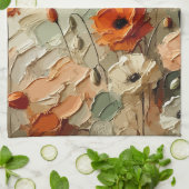 Painterly Bloomscape Theedoek (Gevouwen)