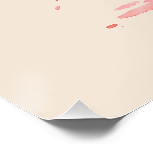 Painterly De Olifant Schilderen Creatieve Olifant Perfect Poster (Hoek)