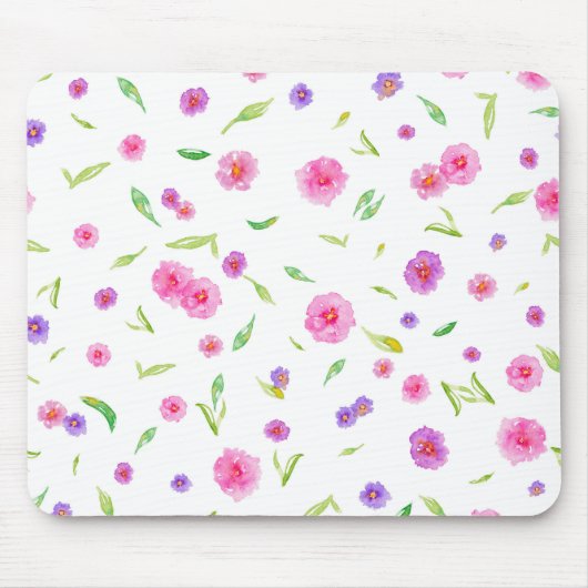 Painterly Floral Muismat – Artistic Gift voor mama (Voorkant)