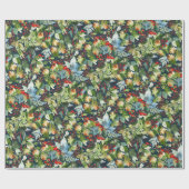 Painterly Gift Wrap | marine Cadeaupapier (Vlak)