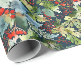 Painterly Gift Wrap | marine Cadeaupapier
