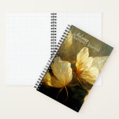 Painterly Golden Leaves Journaling Notitieboek (Binnen)