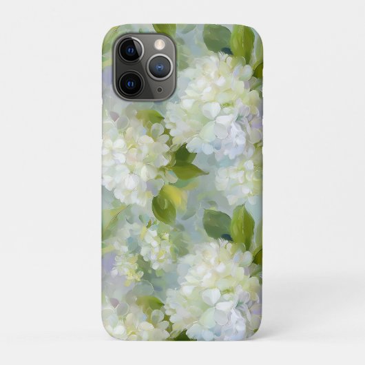 Painterly Hydrangea patroon Case-Mate iPhone Case (Achterkant)