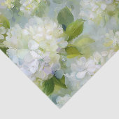 Painterly Hydrangea patroon Tissuepapier (Detail)