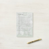 Painterly Impasto Stijl KIES KLEUR Post-it® Notes (Op bureau)