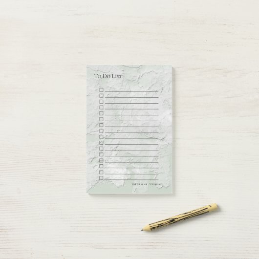 Painterly Impasto Stijl KIES KLEUR Post-it® Notes (Op bureau)