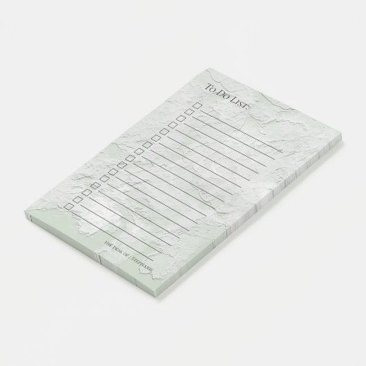 Painterly Impasto Stijl KIES KLEUR Post-it® Notes (Schuin)