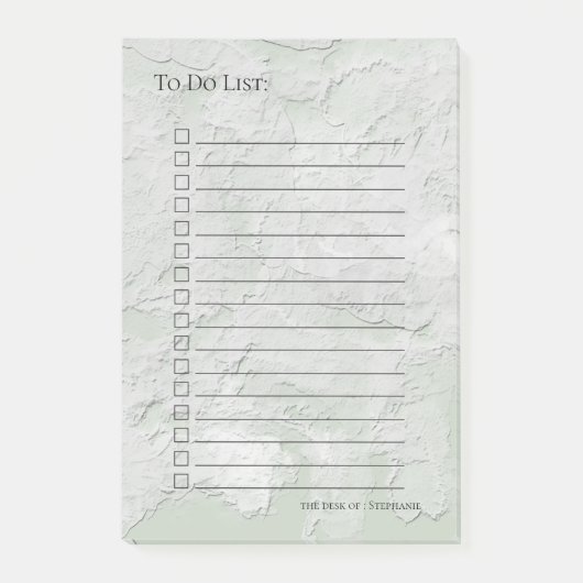 Painterly Impasto Stijl KIES KLEUR Post-it® Notes (Voorkant)