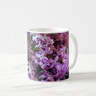 Painterly lilacs koffiemok