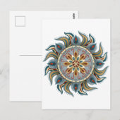 Painterly Mandala Briefkaart (Voorkant / Achterkant)