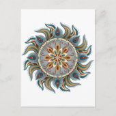 Painterly Mandala Briefkaart (Voorkant)